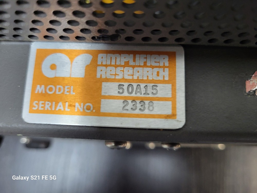 Amplifier Research 50A15 RF Power Amplifier