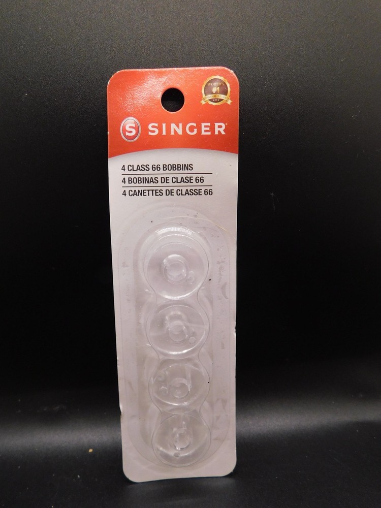 Singer 4 Class 66 Bobbins (clear)