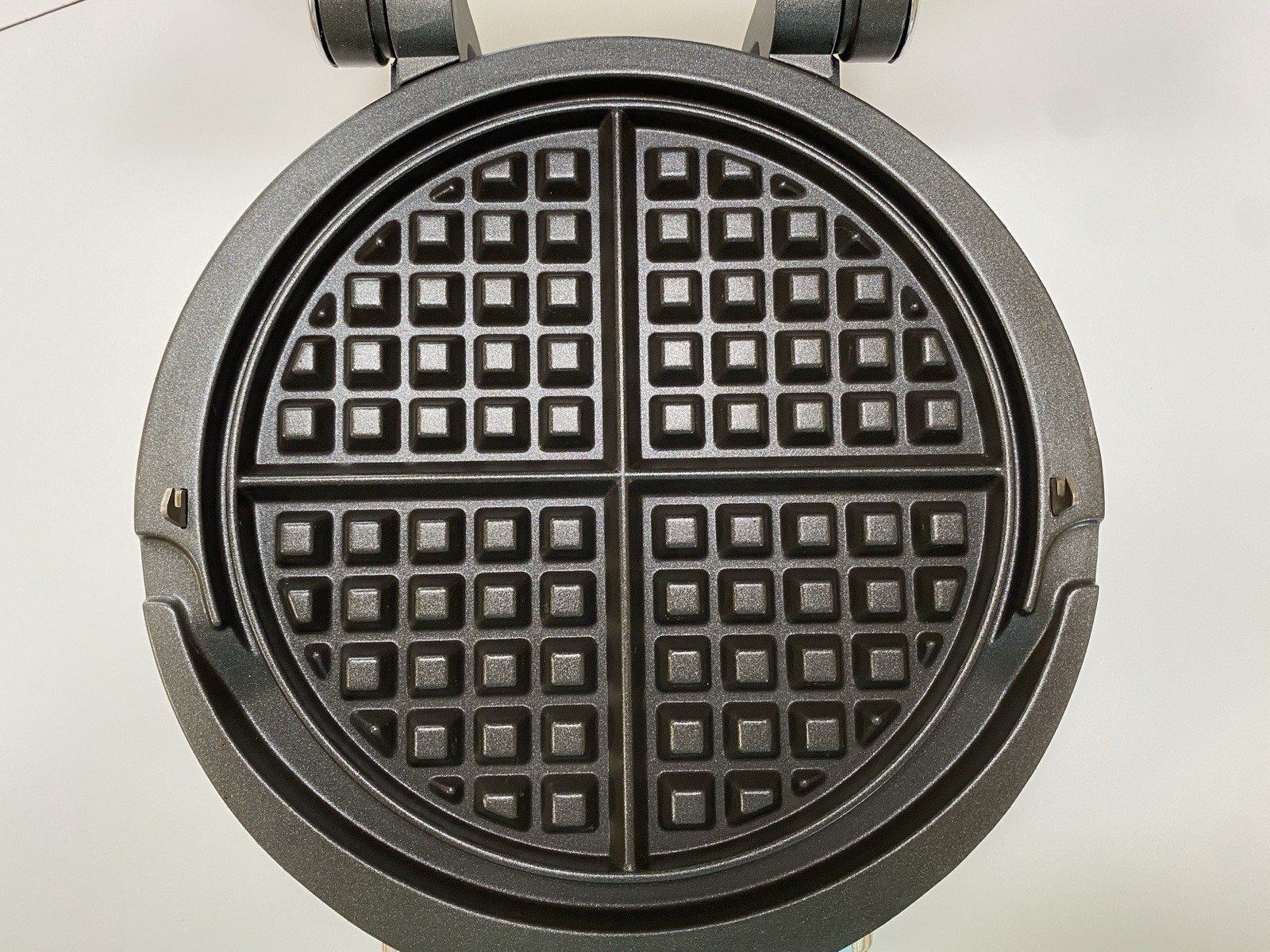 ALL CLAD CLASSIC ROUND STAINLESS STEEL WAFFLE MAKER 6071 TESTED WORKS FINE