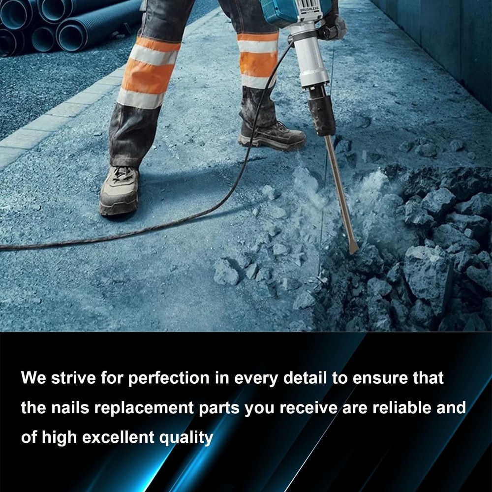 18-Inch SDS Max Chisel, 1 Inch Flat Chisel, Ideal for Concrete Demolition, Ti...