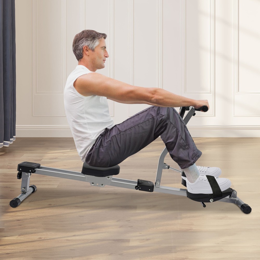 Foldable Rowing Exercise Machine Home Rowing Machine Hydraulic Rowing Machine