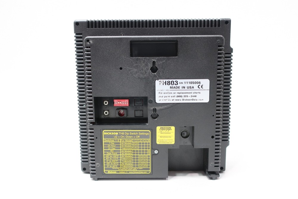 Dickson TH803 Temperature And Humidity Chart Recorder