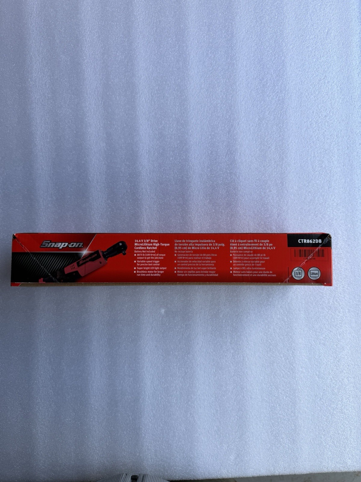 NEW SNAP ON CTR862DB 14.4 V 3/8" Dr High-Torque Cordless Ratchet TOOL ONLY