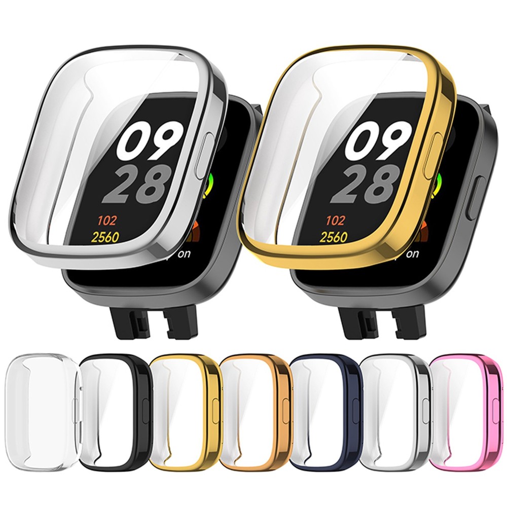 For Redmi Watch 3 Watch Case Electroplating Screen Protector Cover