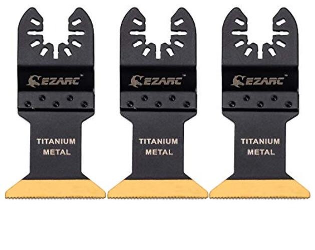 Titanium Oscillating Tool Blades, Oscillating Multitool 3 PCS Standard Length