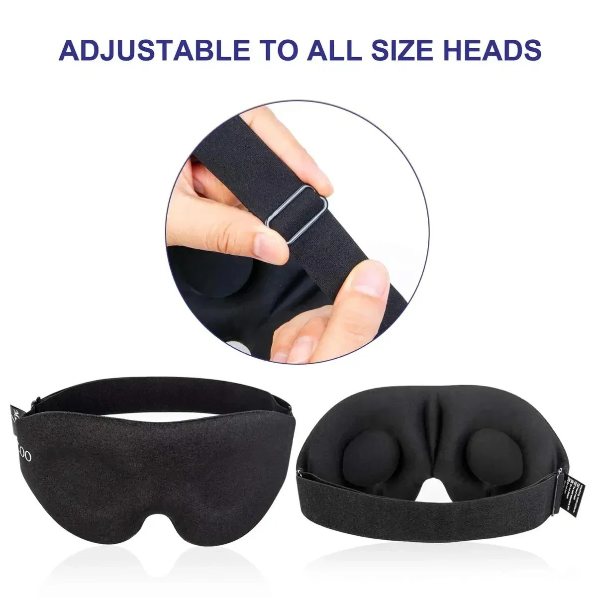 Sleep Eye Mask for Side Sleeper Men Women, Zero Eye Pressure 3D Sleeping Mask