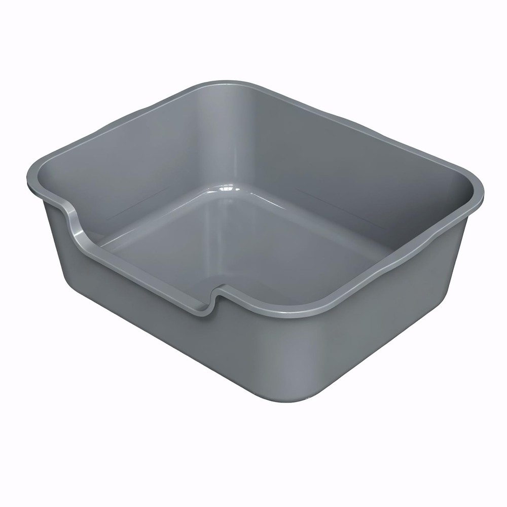 Extra Large Cat Litter Box (ABS Material), Low Entry High Sides Senior Litter...