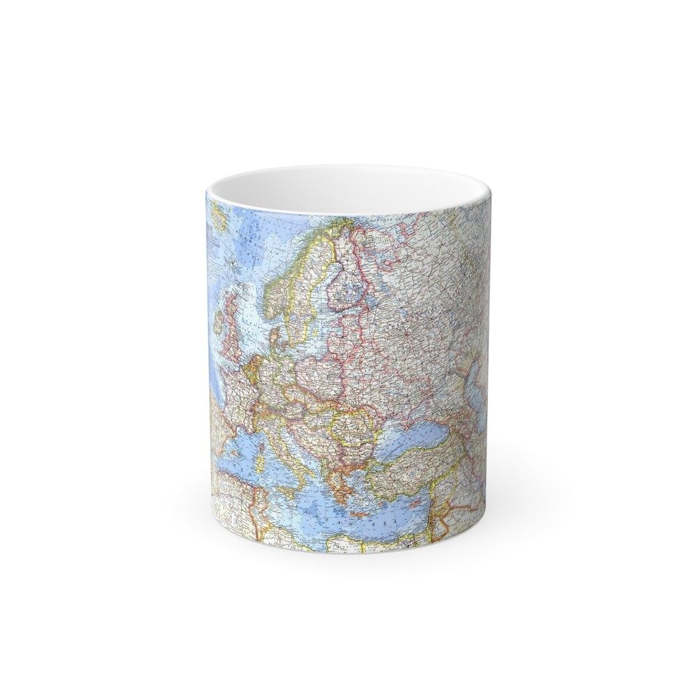 Europe (1962) (Map) Color Changing Mug 11oz