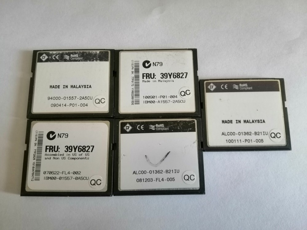 5pcs STEC 128MB CF CompactFlash CF Card