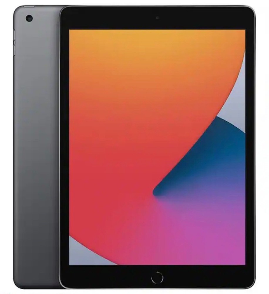 Apple iPad 8th Gen 32GB Space Gray w/ Case Bundle MYLU2LL/A