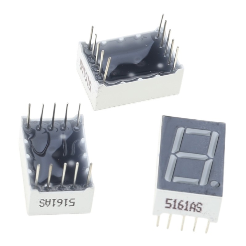 10PCS 0.56inch Digital Tube LED Display 1 Bit Display Common Anode / Cathodes