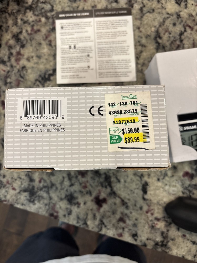 Swami GOlf GPS 1500 by IZZO Preloaded With Quick Guide