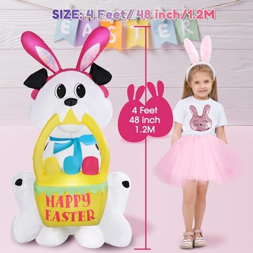 Vibrant Inflatables 10FT Long, Seven Eggs Inflatable Outdoor Easter Eggs