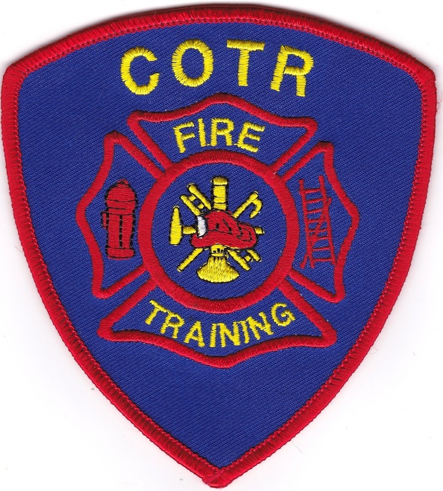 COTR Fire Training patch NEW!!