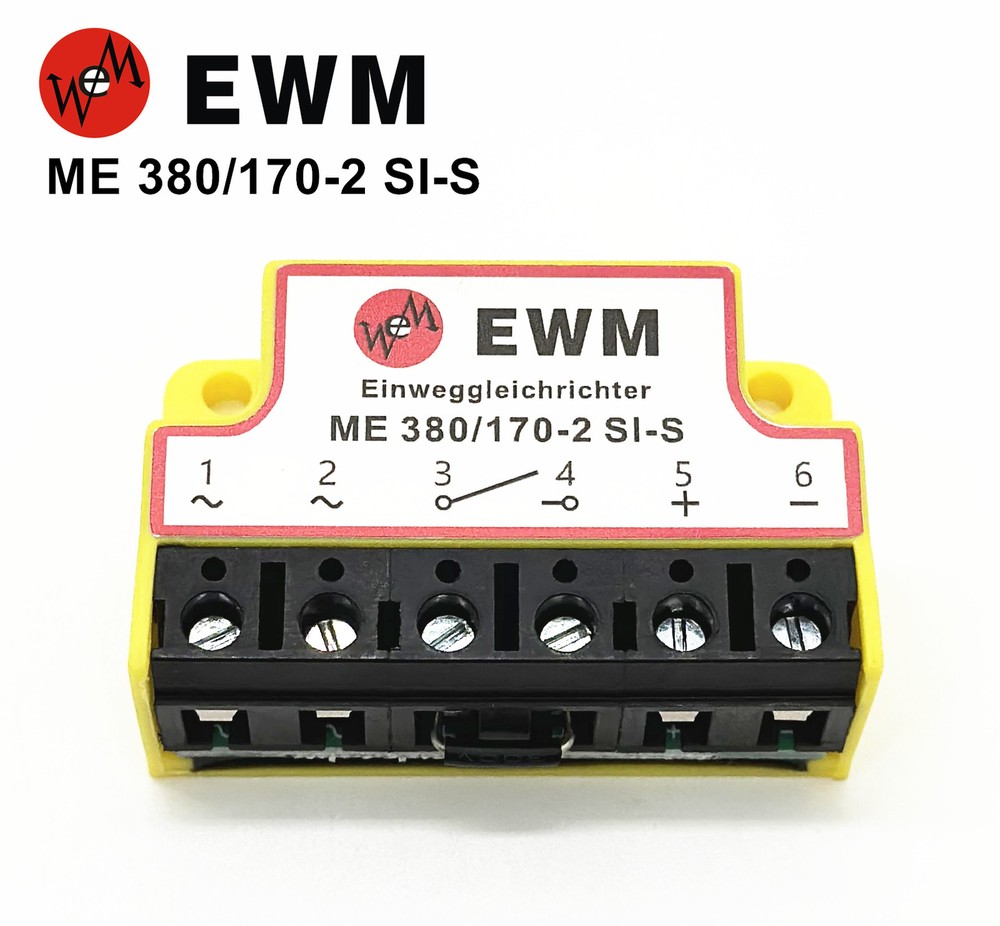 EWM Einweggleichrichter ME 380/170-2 SI-S half-wave brake Rectifier Module