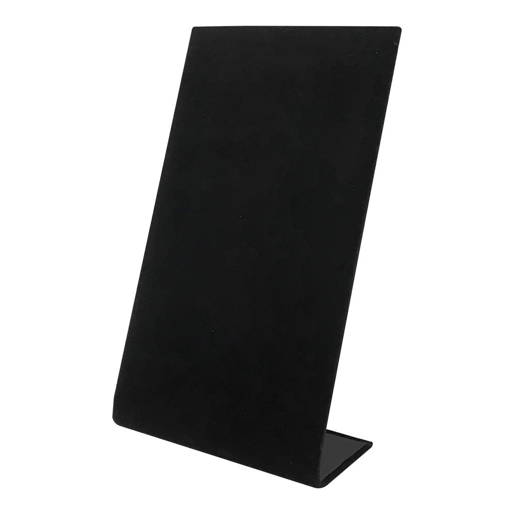 Jewelry Necklace Ramp BLACK VELVET Display Fixtuxe Holder 8 Inch x 4-3/4 Inch