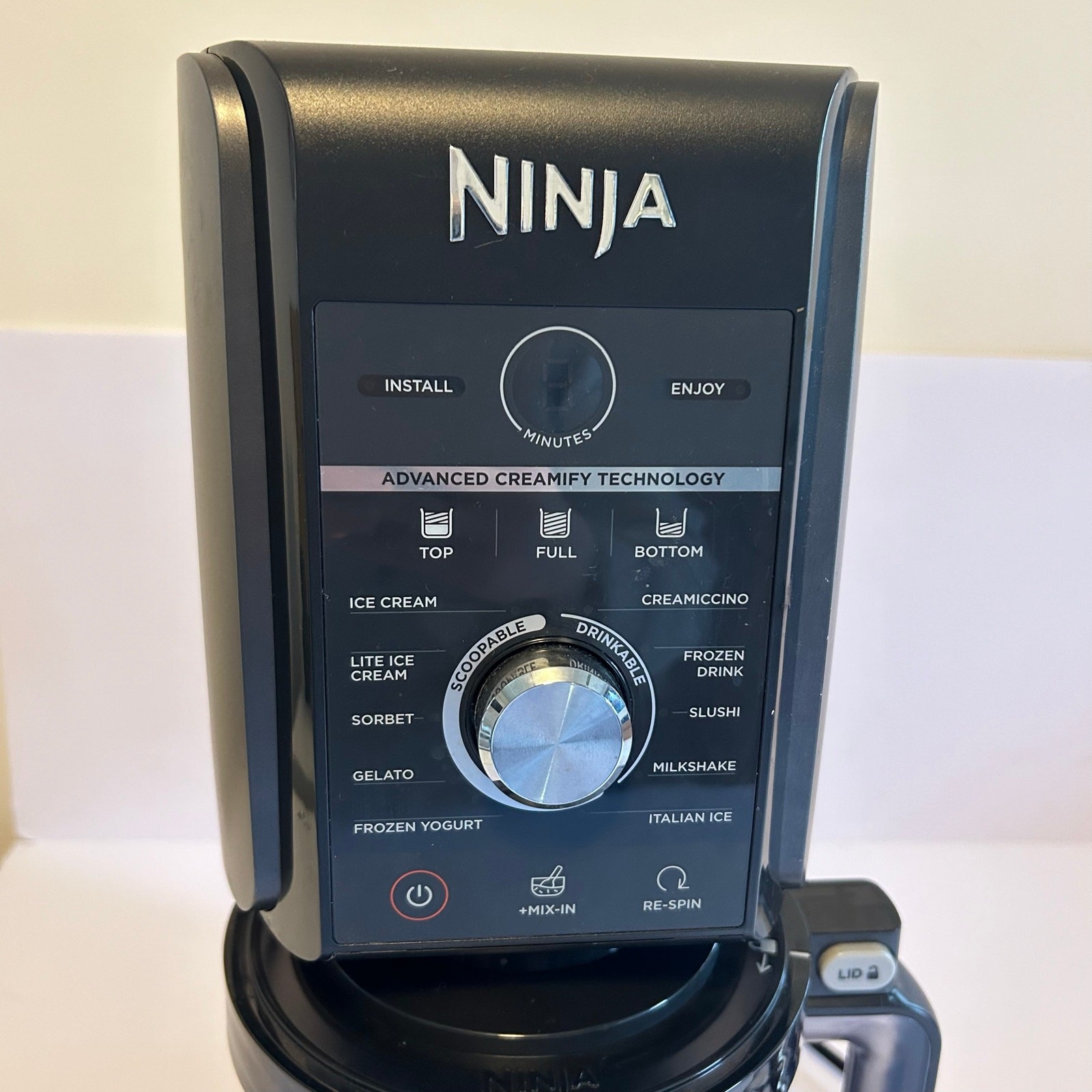 Ninja Creami Deluxe Black 11-in-1 Ice Cream & Frozen Treat Maker 4 Pints Works