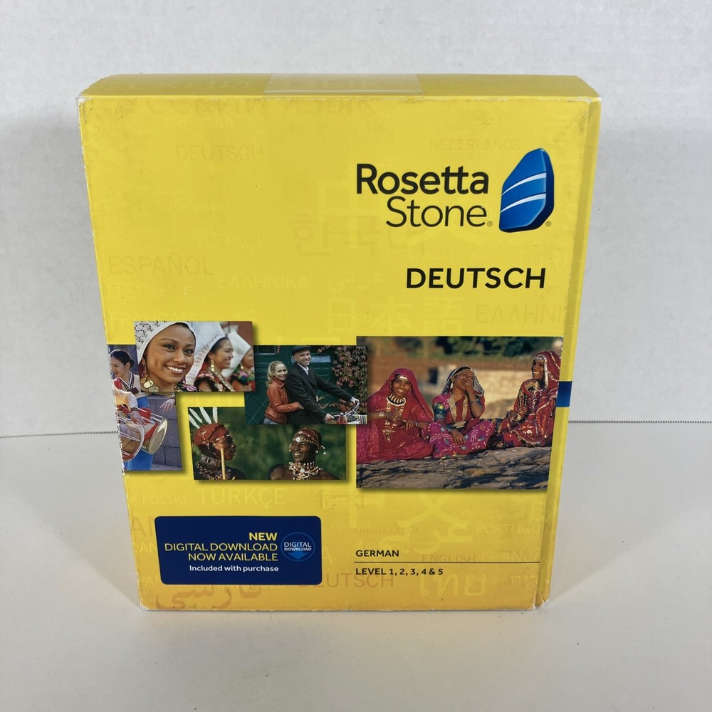 Rosetta Stone German Level 1-5 Set for PC, Mac