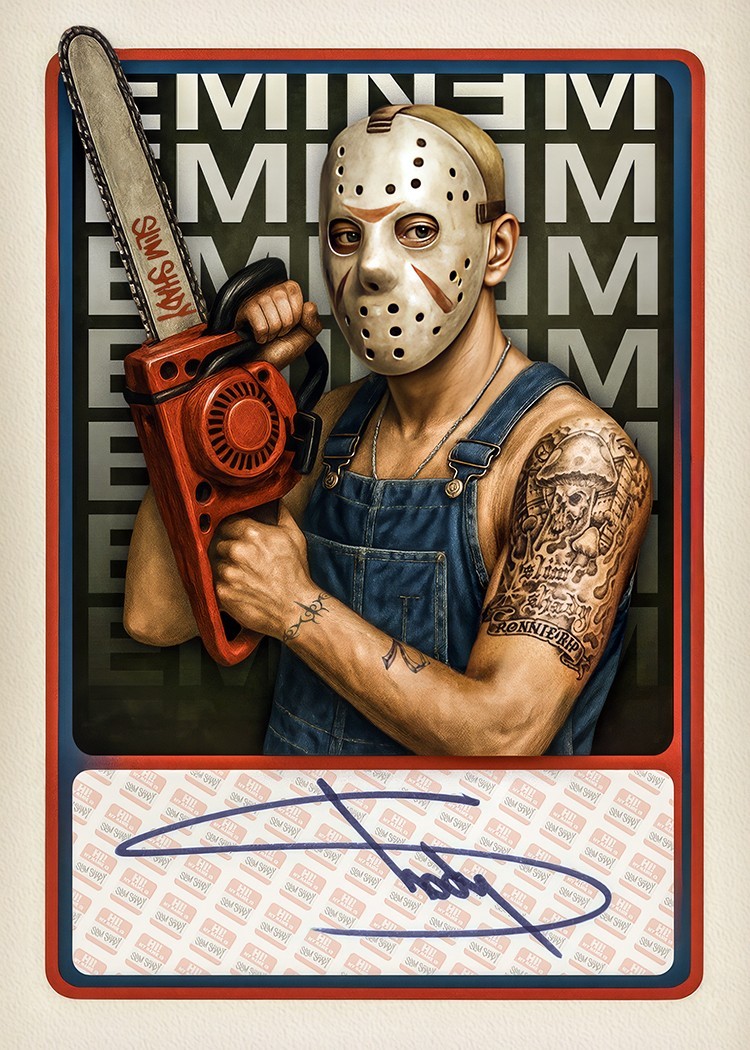 Eminem Slim Shady Marshall Mathers Limited Edition Trading Card Lot of 4