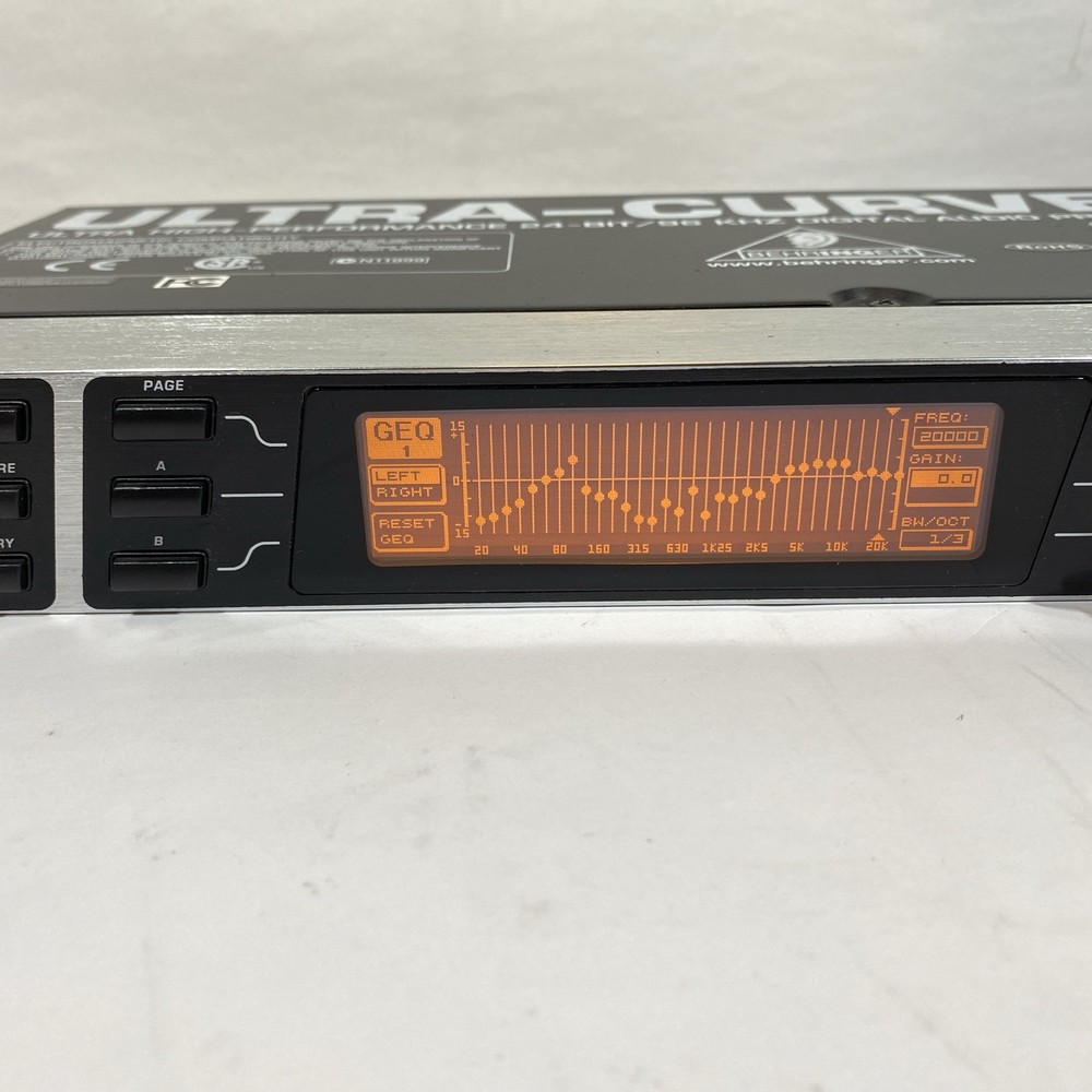 Behringer Ultracurve Pro DEQ2496 2-channel Equalizer and Mastering Processor