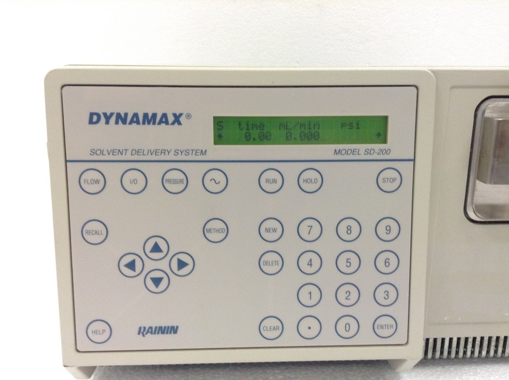 Dynamax SD-200 HPLC Pump Rainin Solvent Delivery System w/ module 7101-080