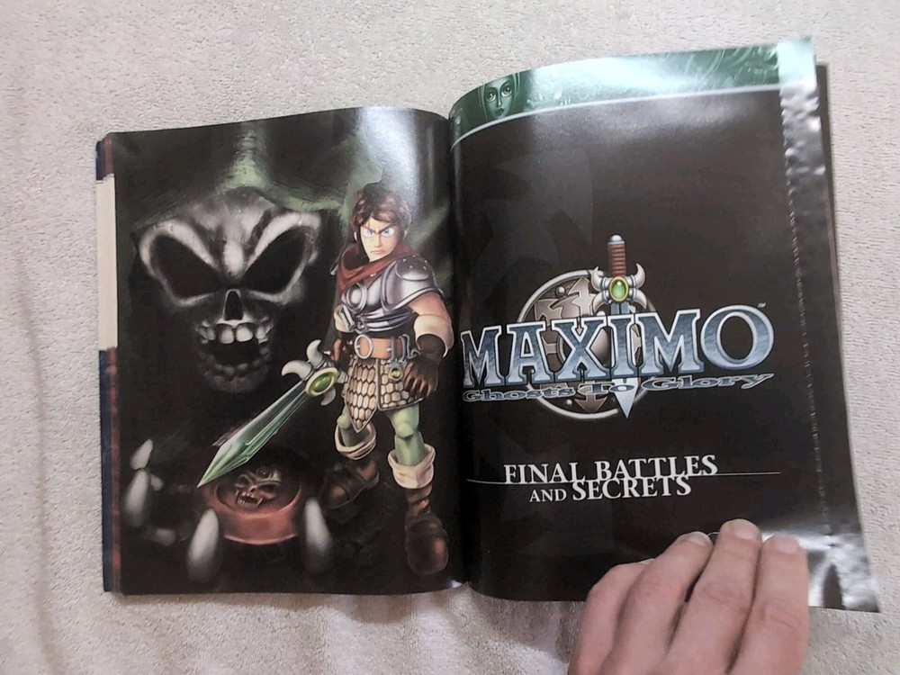 Maximo Ghosts to Glory 2001 Prima Official Strategy Guide WITH POSTER Capcom