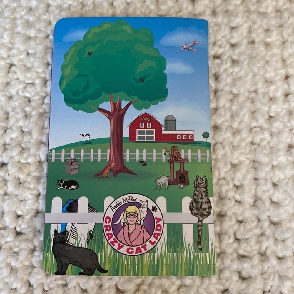 Three Crazy Cat Lady Archie McPhee Notebooks