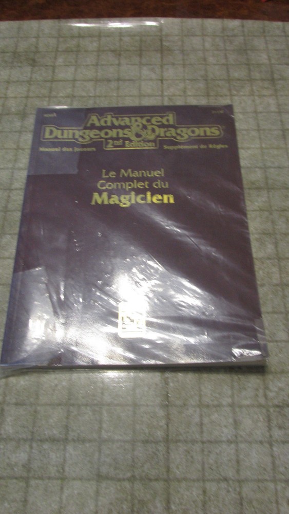 AD&D 2e Complete Wizards Splat Book (French) Le Manuel Comlet du Magicien 2115F