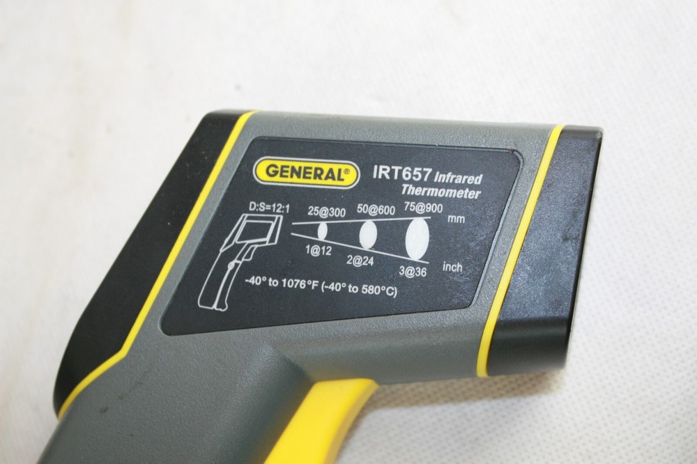 General IRT657 Infrared Thermometer with Fluke Case