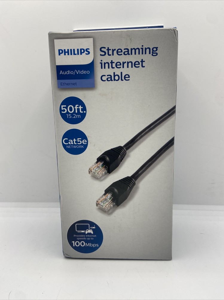 Philips Cat 5e Ethernet Cable 50ft