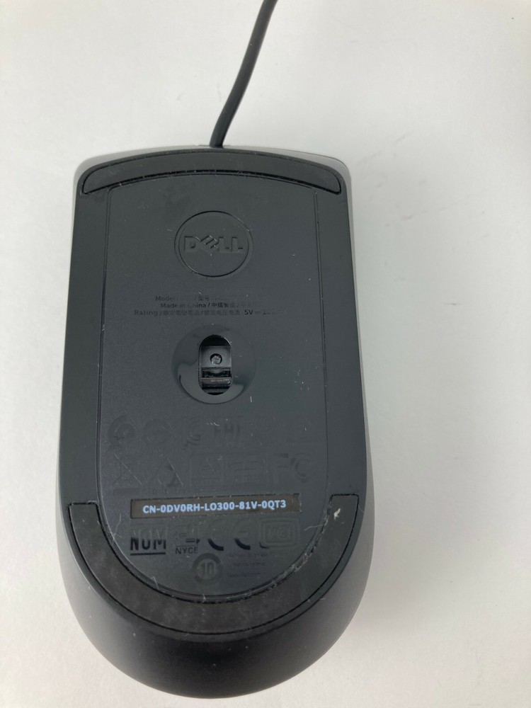 Genuine Dell USB Optical Mouse with 3 Button MS1116t For PC / Laptop