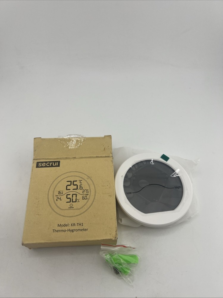 SECRUI Digital Thermo-Hygrometer for Room Temperature KR-TH1 White