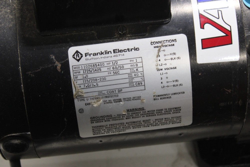 Alcatel 2004A Vacuum Pump WORKING 115V