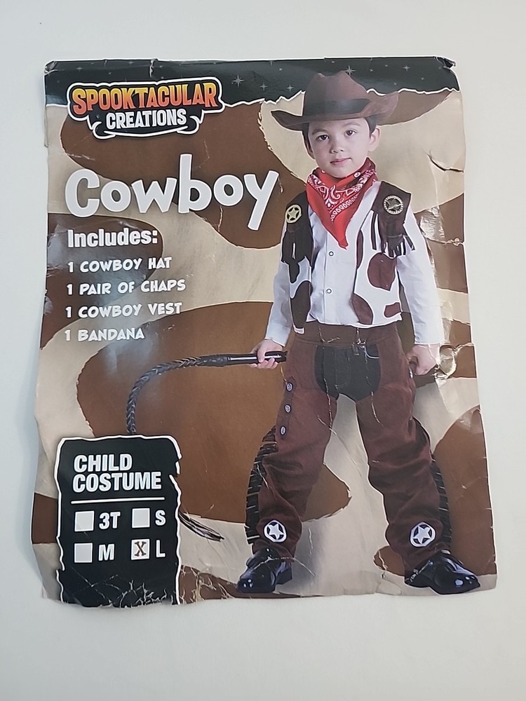 Spooktacular Creations Cowboy Toddler Size L