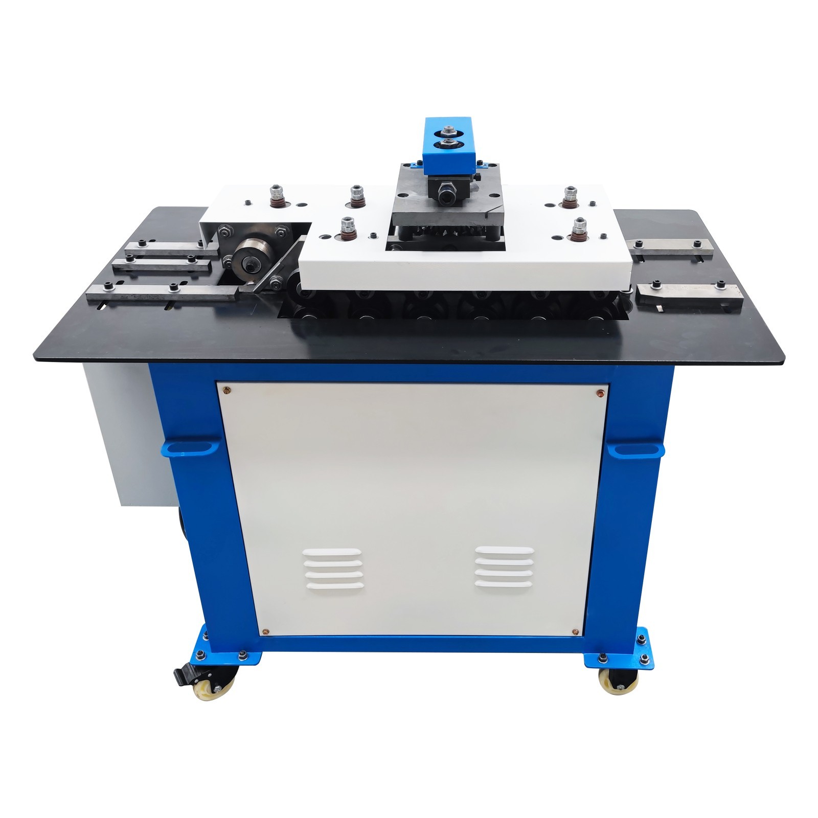 220V Seam Lock Forming Machine C-drive-locking and Radial Hem Seam 7 Shapes