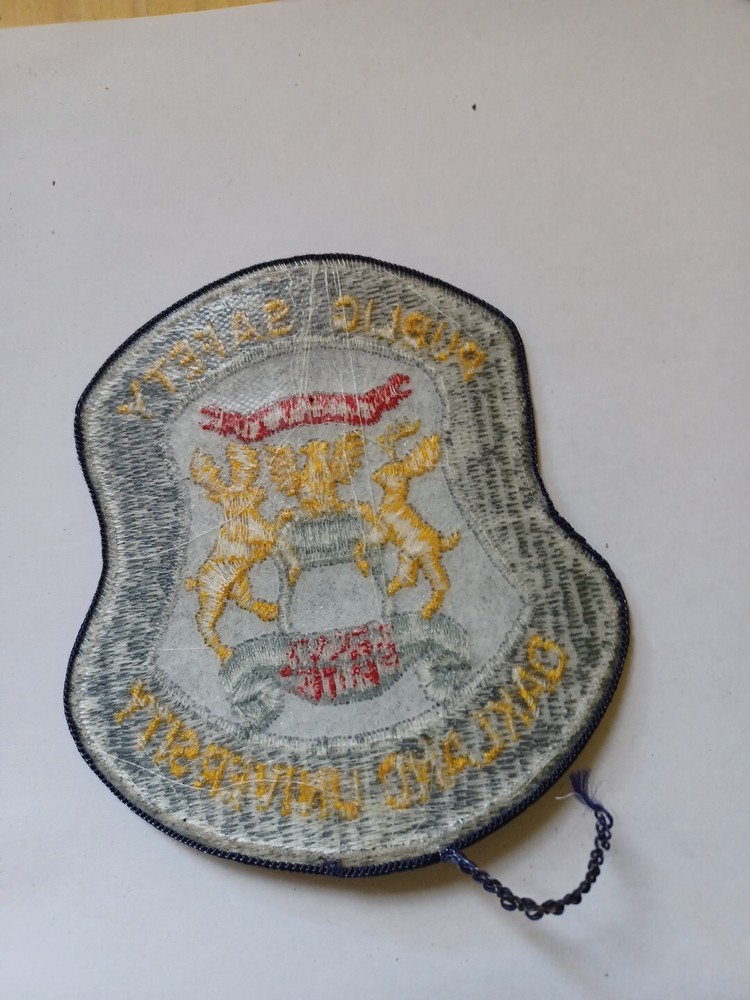 Police Security University Shoulder Patch