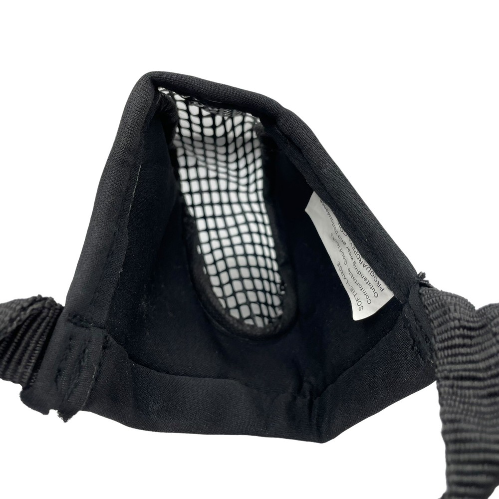 Softie Dog Muzzle Large ProGuard Light Weight Snap Buckle Adjustable Strap Green