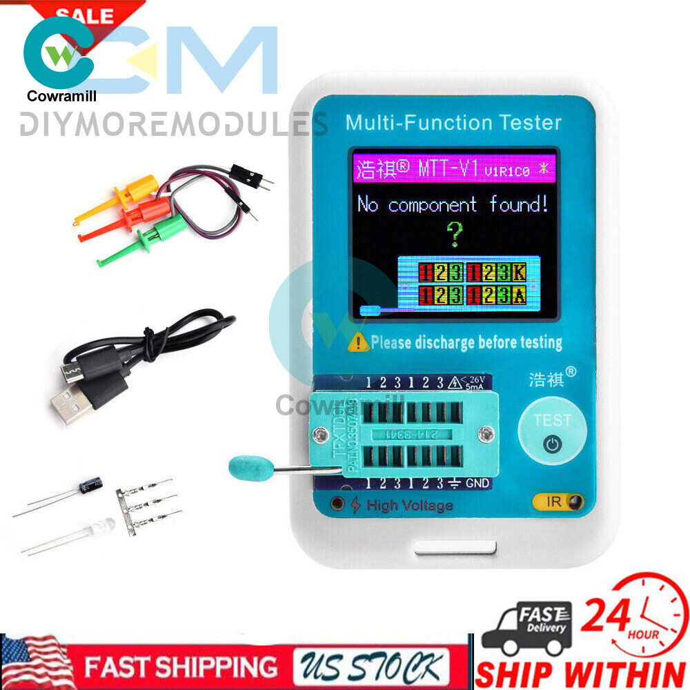 Multi-function MTT-V1 High Precision Transistor Tester Type-C USB Charging US