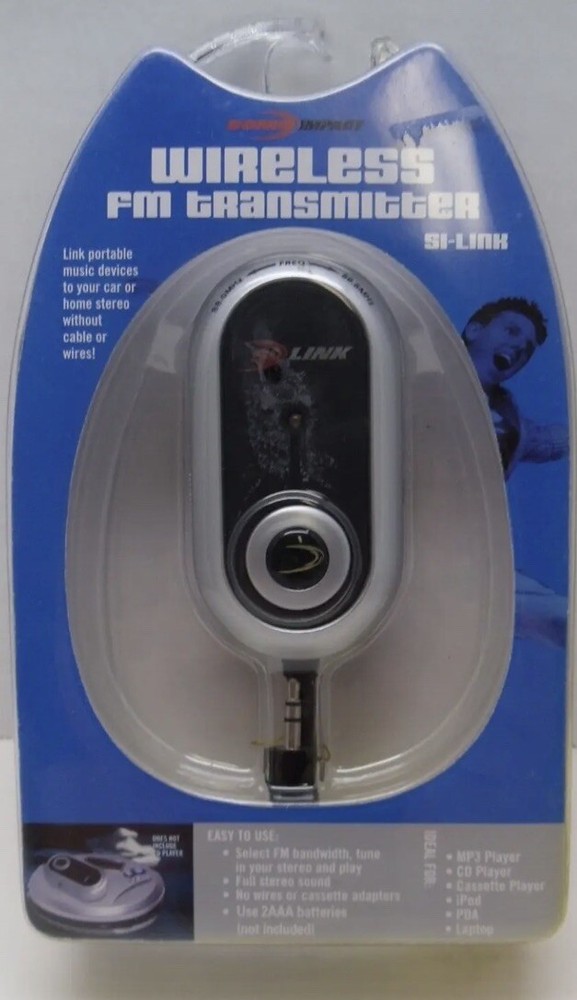 Wireless FM Transmitter SI-Link CD Players Radios MP3’s New In Box