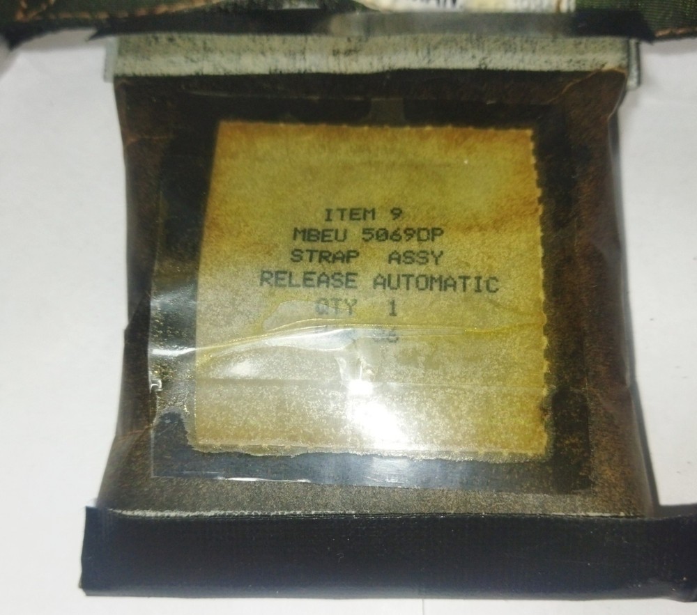 P/N MBEU 5069DP STRAP ASSY. RELEASE AUTOMATIC Martin Baker MK10 Ejection Seat