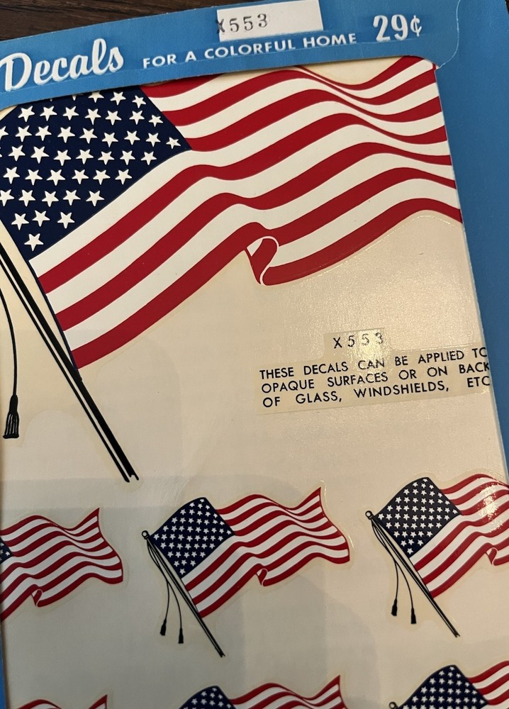Vintage Decals By Meyercord Flags
