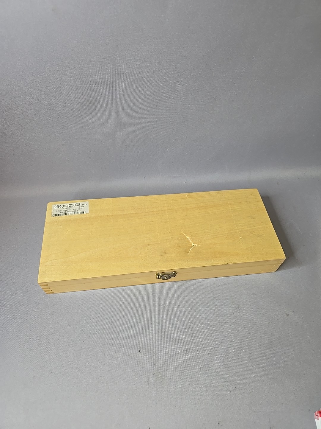 Machinist Angle 10 Piece Block Set Cbl0306 1-30d W/ Wooden Case