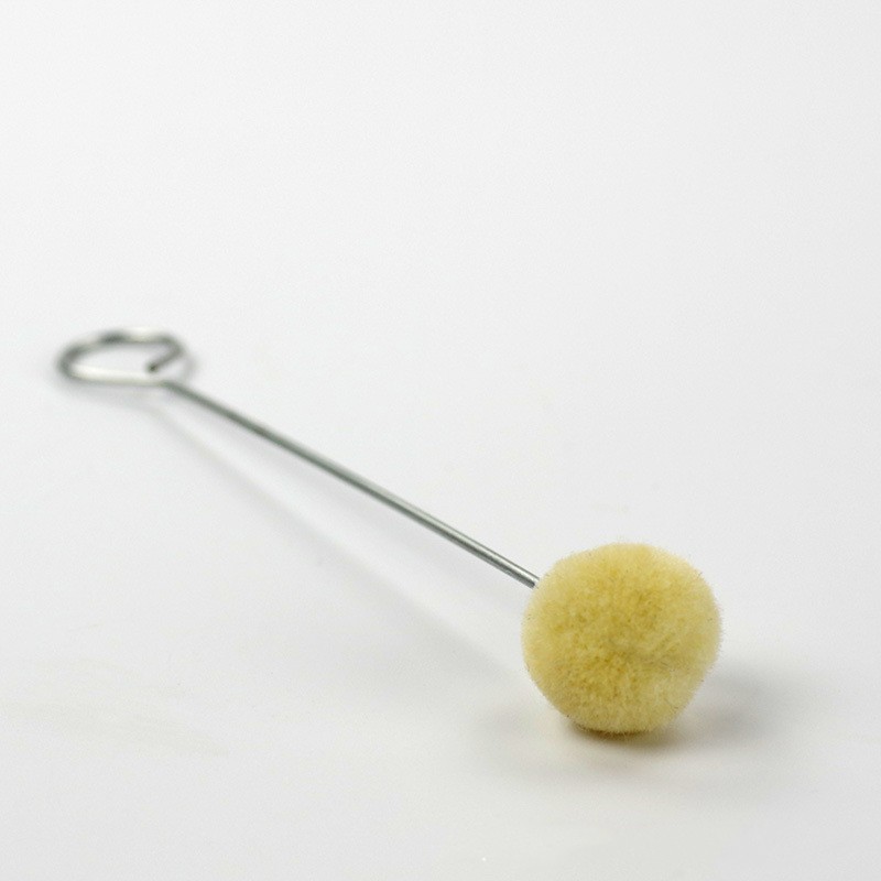 50Pack Yellow Wool Daubers Ball Brush Leather Dye Dauber Dyeing Applicator
