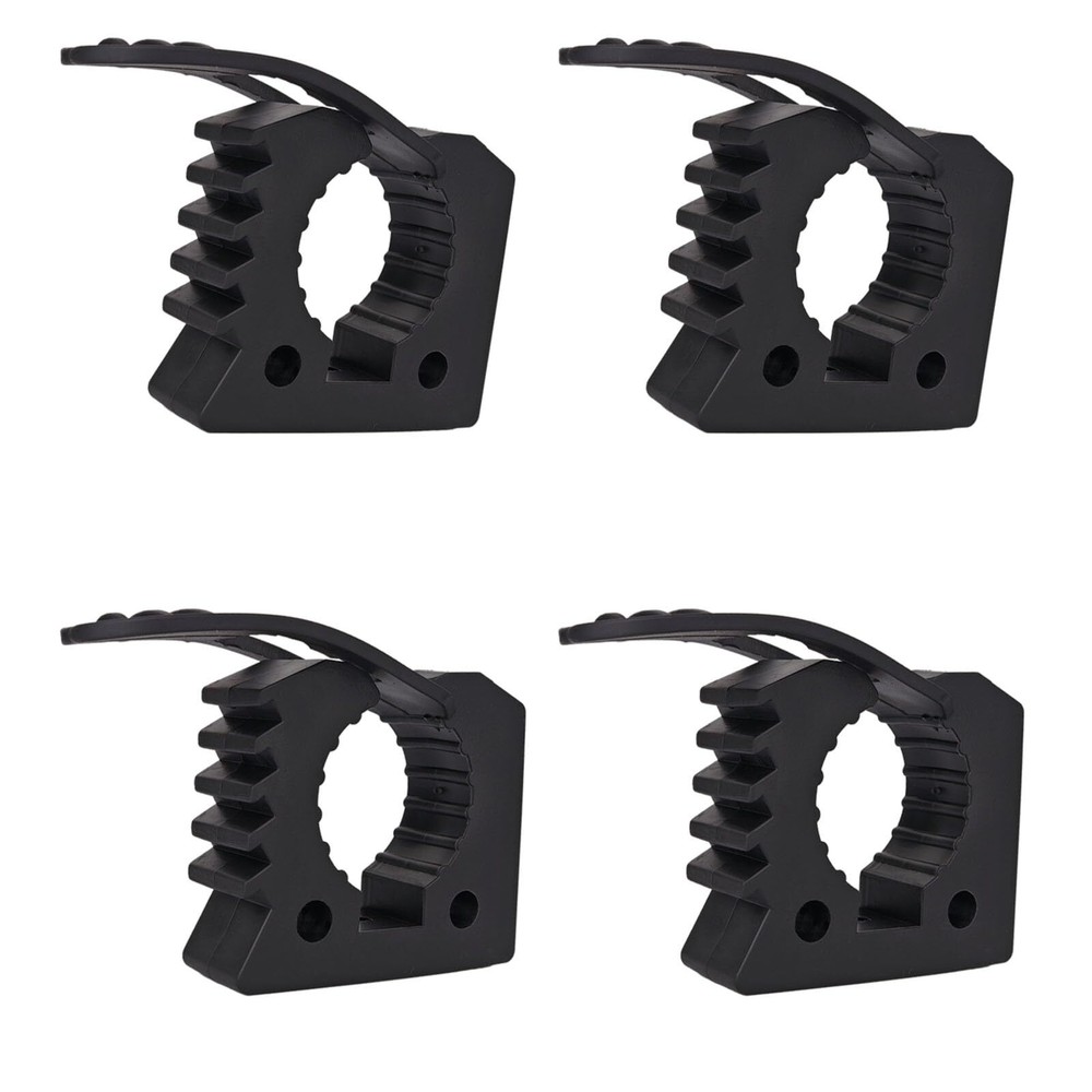 4PCS Quick Release Rubber Mount Clamps 1"-1.33" Diameter UTV ATV Off-Road Tools