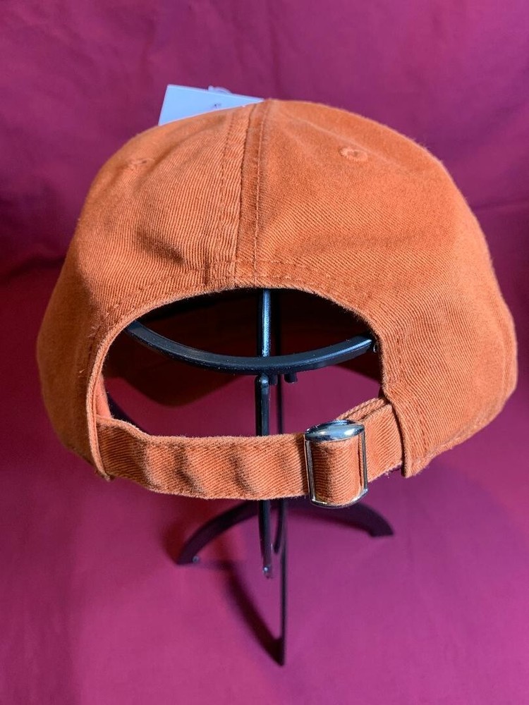 Womens Baseball Cap, "PER MY LAST EMAIL" message, adjustable size, Orange