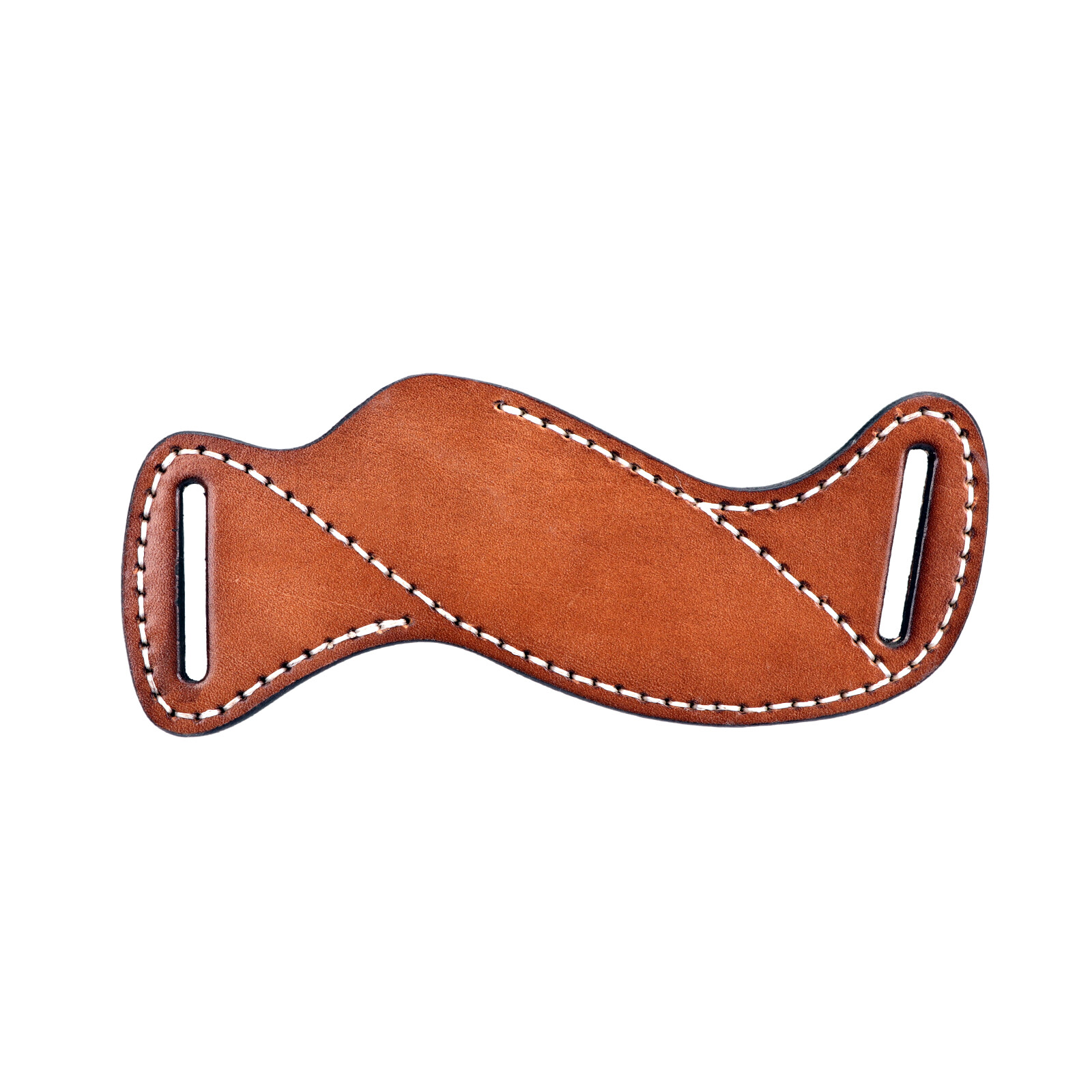 TOURBON Leather Fixed Blade Knife Sheath Slanted Pancake Belt Holster Hunting US