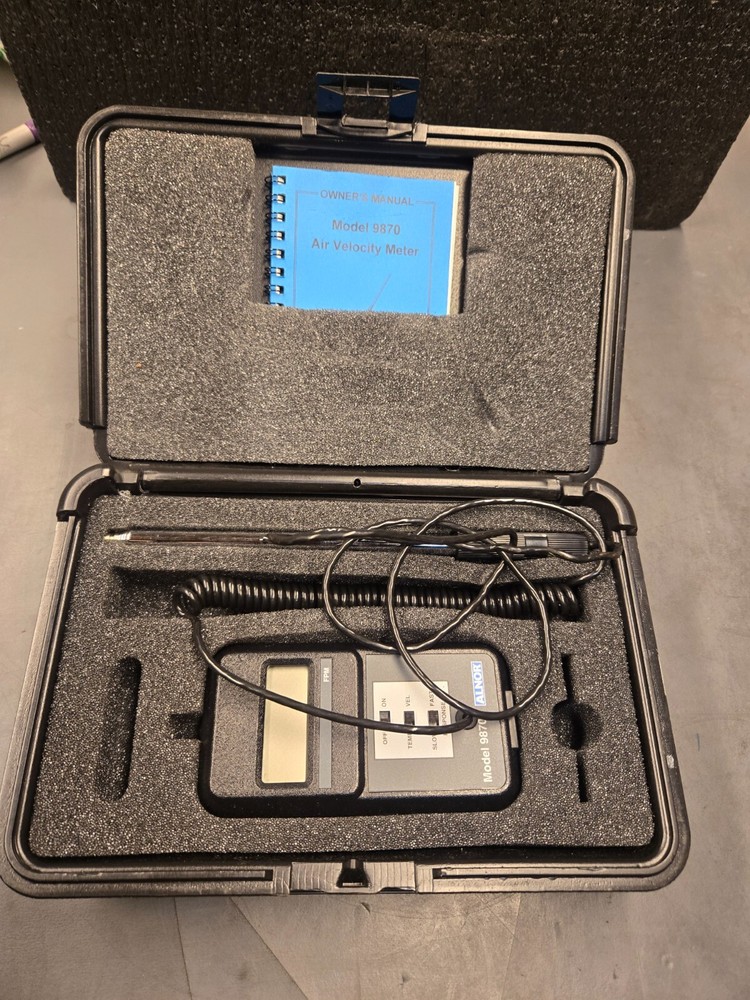 Alnor Model 9870 Air Velocity Meter