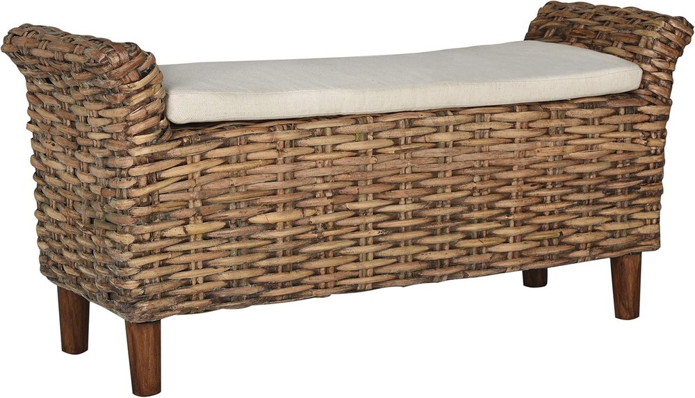 Home Collection Palermo Brown & Eggshell Bench