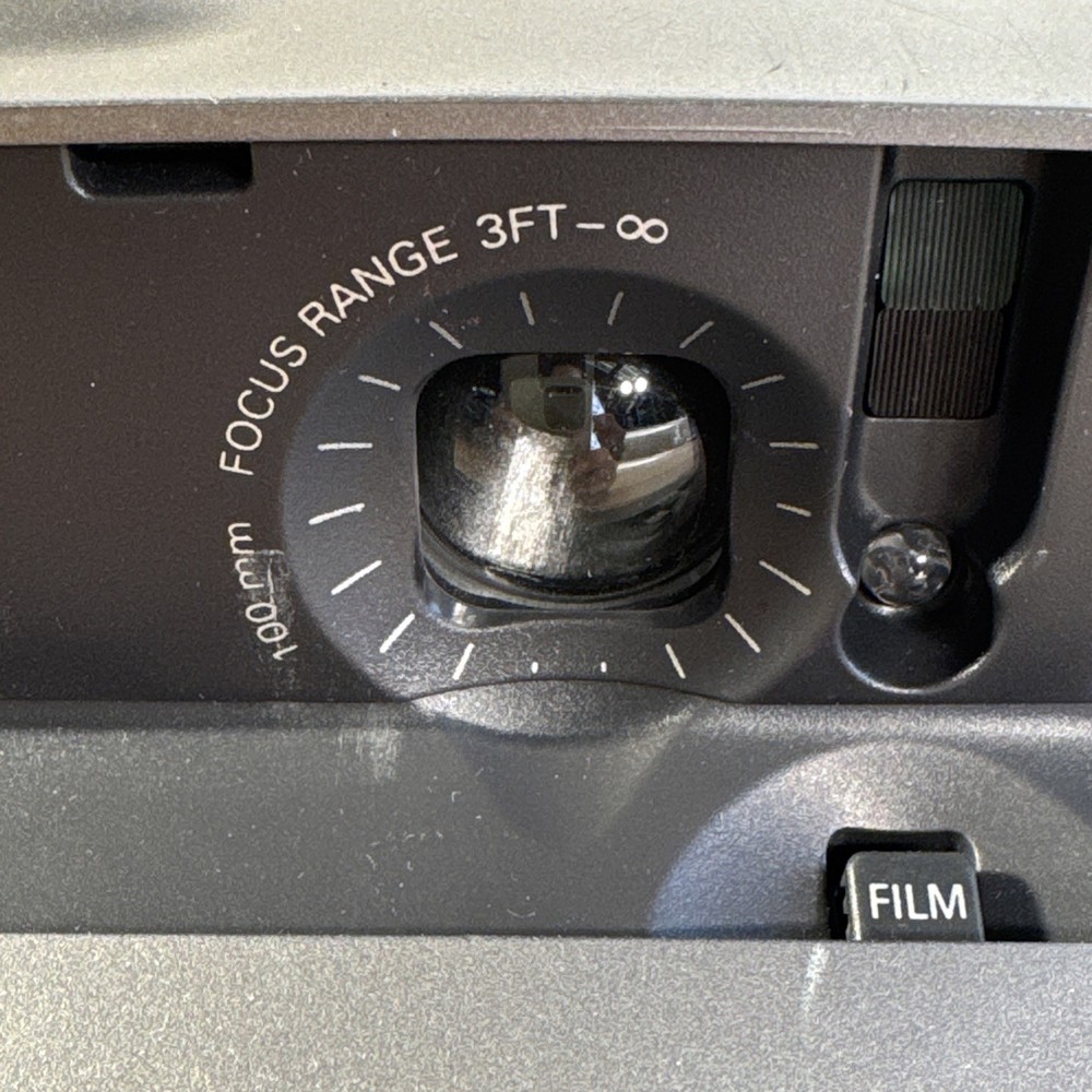 Polaroid One 600 Flash Instant Film Camera Silver Function Untested