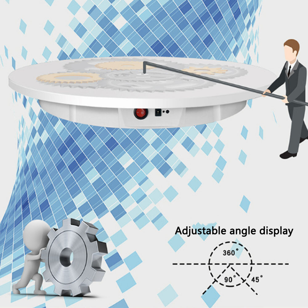 Remote Control Motorized Turntable 42cm Rotating Visualizer Product Shooting